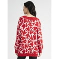 thumbnail image 3 of Madden NYC Women's Oversized Sweater, Midweight, Sizes XXS-XXL, 3 of 4