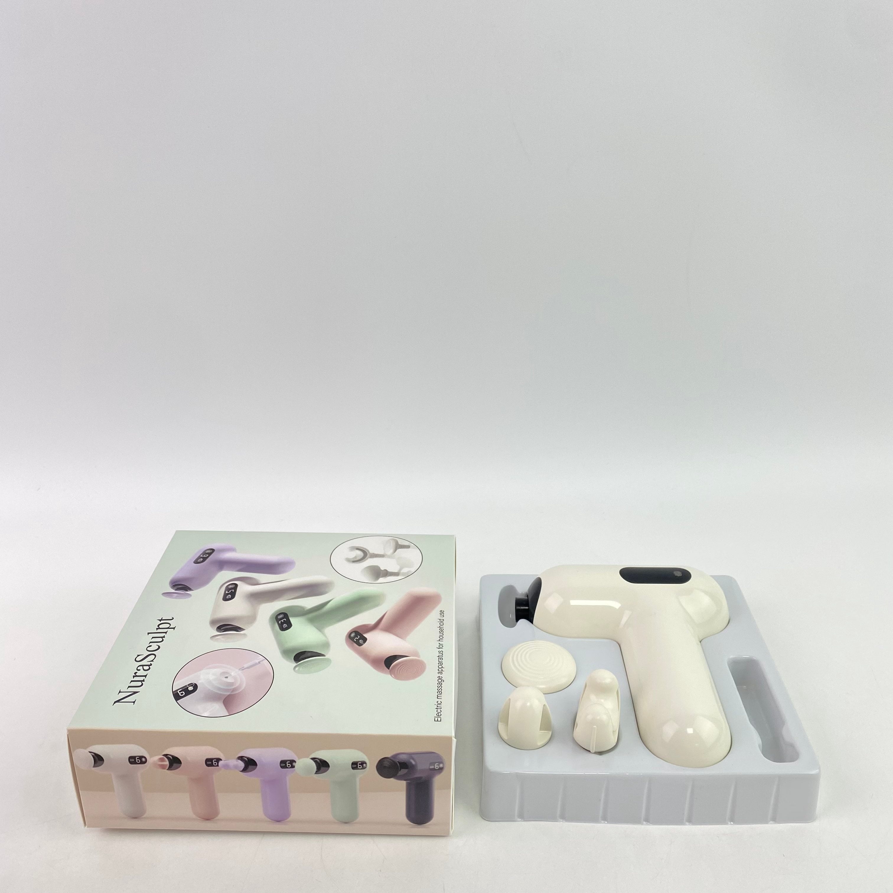 NuraSculpt Electric massage apparatus for household use,Massage Gun, Pocket-Sized Deep Tissue Massager Gun, Portable Percussion Muscle Massager Gun, Ultra Small & Quiet Muscle Massage Gun