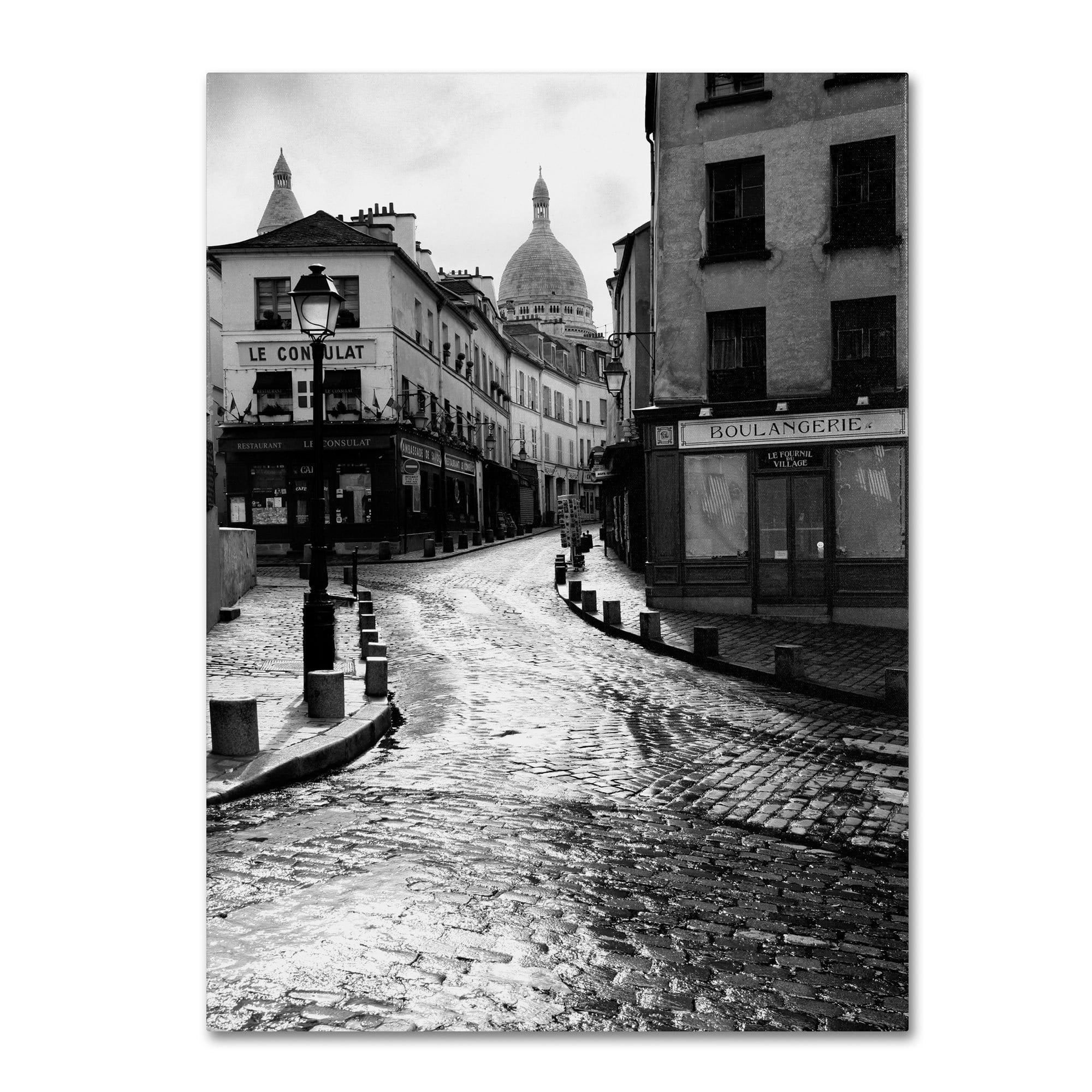 Trademark Fine Art "Montmartre" Canvas Art by Chris Bliss