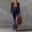 Dark Blue, variant on Women's Vintage Western Dress - Women's Embroidered Fringe Maxi Dress Elegant Long Sleeve V Neck Long Sleeve High Slit Western Dress - Spring & Autumn Trendy Womens Dress 2026 Black L