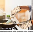 thumbnail image 4 of Cute Oven Mitts,Fall Leaves Oven Mitt 2-Pack Set,Kitchen Gloves for Oven,Heat Resistant Oven Mitts 7.7"x12", 4 of 7