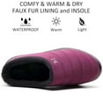 thumbnail image 5 of CHICVOMEY Winter Women's Slippers Fuzzy Plush Lined House Shoes Slip-On Slippers for Women Indoor/Outdoor Comfort Waterproof Slippers, 5 of 9