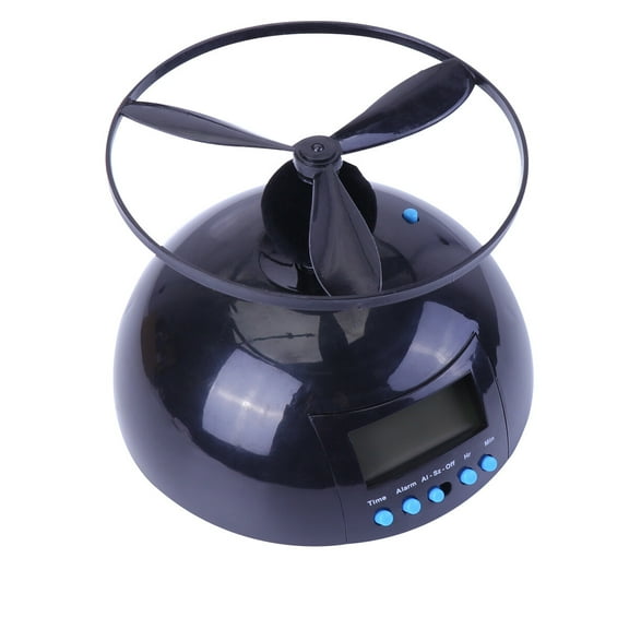 FESTFENDS Digital Alarm Clock Abs Black For Adults Bedroom Gadgets Waking Up 1Pcs 5.5X2.4X4.7In