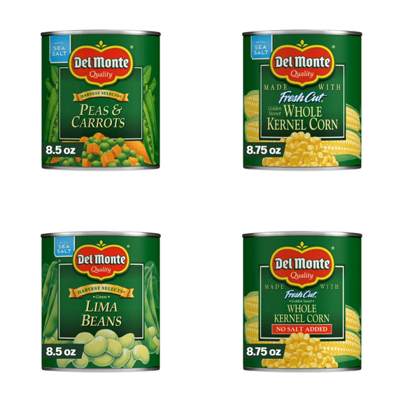 Del Monte Garden Fresh Canned Vegetables 8.5 oz, 8 Pack
