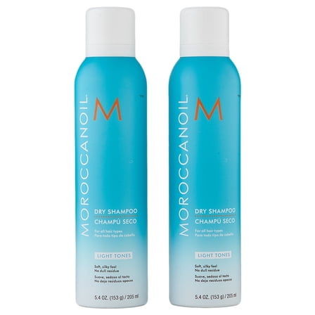 Moroccanoil Dry Shampoo Light Tones 2 ct 5.4 oz