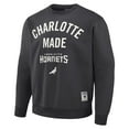 thumbnail image 2 of Men's NBA x Staple Anthracite Charlotte Hornets Plush Pullover Sweatshirt, 2 of 3