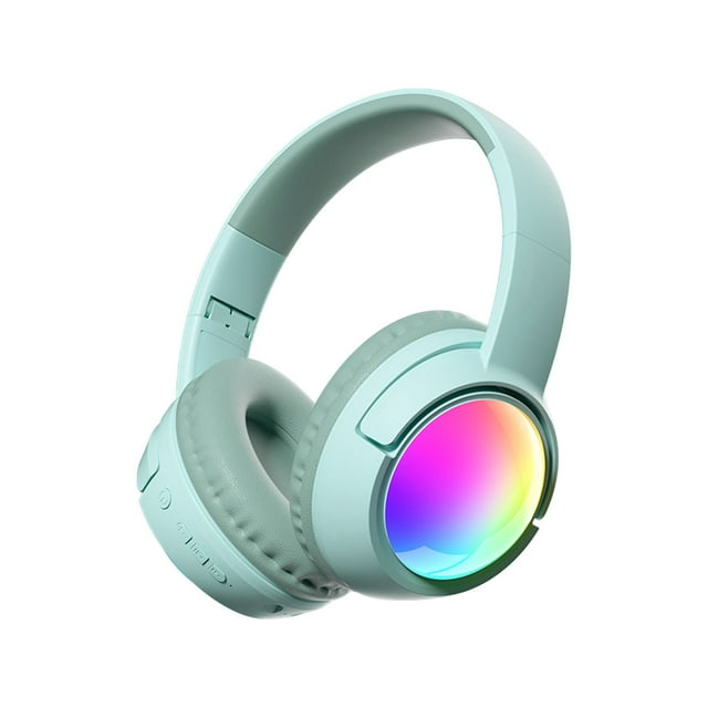 Auriculares Inalámbricos Bluetooth Cable Mounted Y Inalámbricos Doble Modo Plegables Suaves Auriculares con Baja Latencia Y Alta Batería. 5.4 Auriculares Bluetooth para Juegos Deportivos