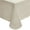 Taupe, variant on Newbridge Blue Napa Leaf Solid Color 52 x 52 inch Square Vinyl Flannel Backed Tablecloth