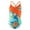 Z77Orange, variant on Utlike Girls Swimwear Swimsuit Kids Bathing Suit Swimwear Adjustable Girls Swimsuit Size 5 Years-6 Years