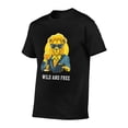 thumbnail image 2 of Graphic Tees Funny T-shirts Wild and Free Gildan Men's Short Sleeve T-shirt 180g, 2 of 8