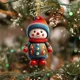 thumbnail image 5 of Colgantes acrílicos planos para colgar en el árbol de Navidad, Papá Noel, muñeco de nieve, decoración navideña, feliz año nuevo 2025, 5 of 5