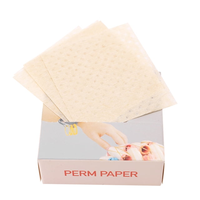 Papel Permanente Desechable 200 piezas de papel desechable para teñir la permanente del cabello herramientas de salón de tejido resaltado