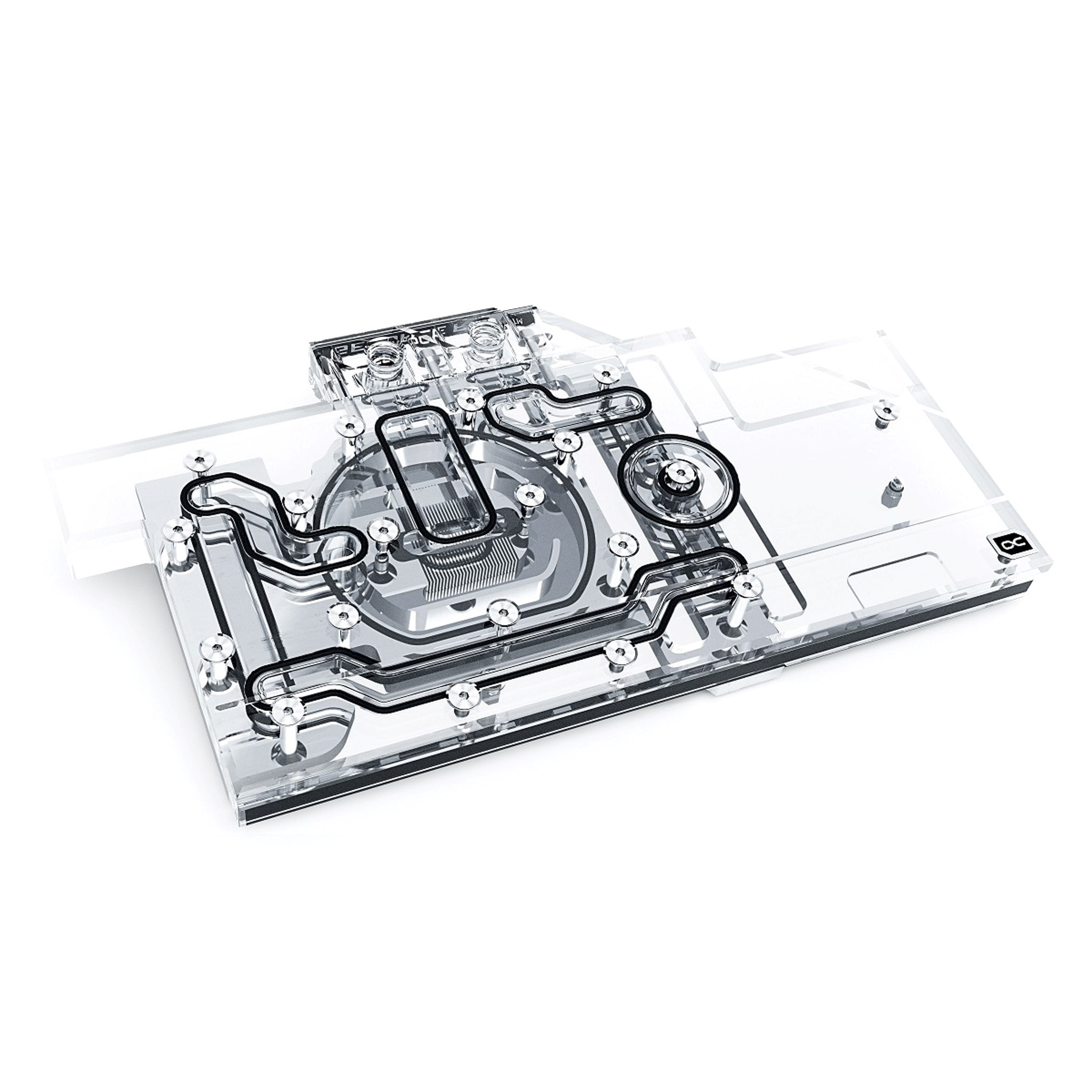Alphacool Eisblock Aurora GPX-N Water Block Per GPU RTX 3080/3090 XC3 Ultra Gaming, D-RGB, Nickel/Plexi Con Backplate - 3