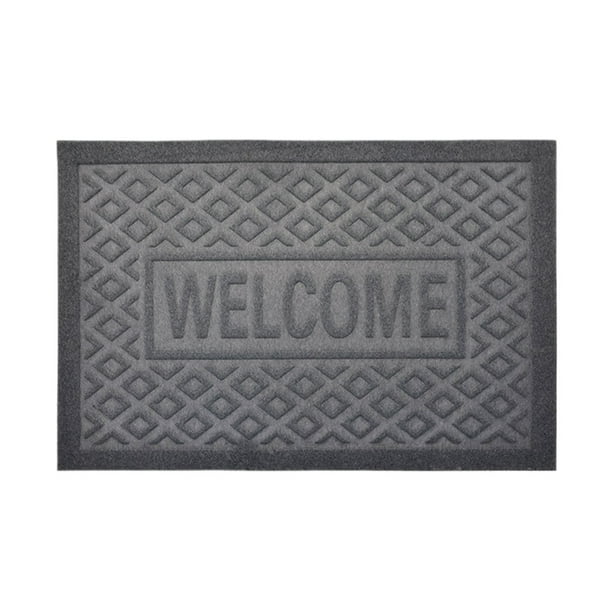 Alfombrillas de Puerta para la Entrada de Casa 60x40cm Alfombrilla de Bienvenida para Uso Al Aire Libre Y Fácil Limpieza