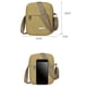 thumbnail image 4 of Bolso de Hombre Bolso de Mensajero de Hombro Bolso de Lona Informal Bolso de Hombre Mochila Bolso PequeñO Bolso de TeléFono MóVil - Negro, 4 of 6