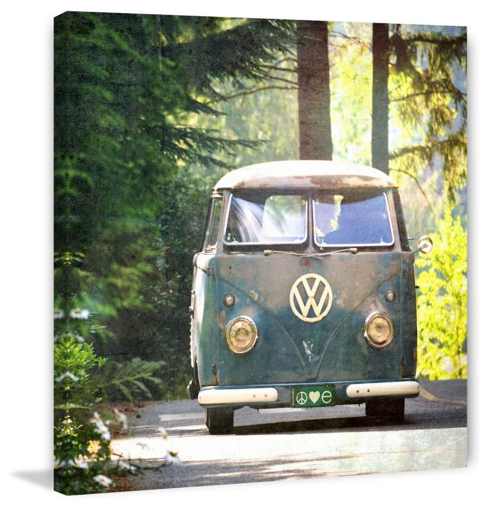 Marmont Hill "Peace Love Nature" by Robert Dickinson Painting Print on Canvas