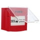 thumbnail image 1 of Botón de llamada de emergencia de reinicio manual botón de alarma de incendio con respuesta rápida de instalación fácil Alarma de incendio para la seguridad del hogar y el negocio, 1 of 6