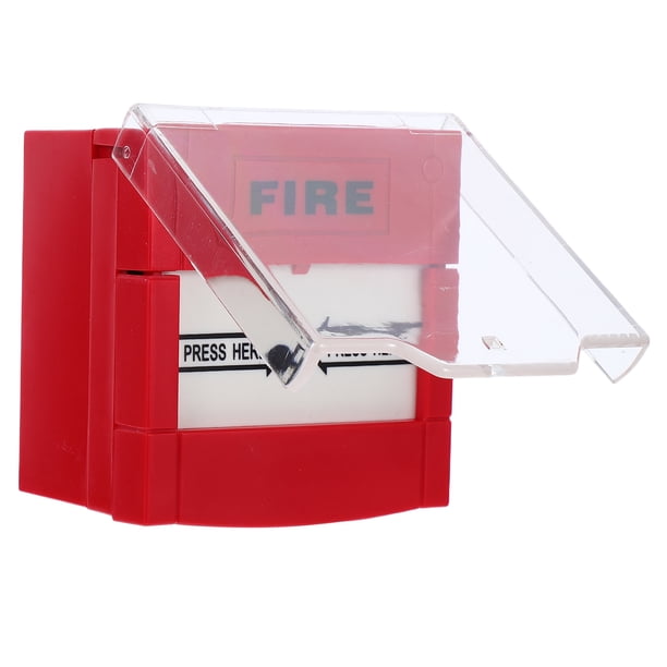 Botón de llamada de emergencia de reinicio manual botón de alarma de incendio con respuesta rápida de instalación fácil Alarma de incendio para la seguridad del hogar y el negocio