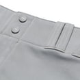 thumbnail image 5 of Champro Sports Triple Crown Open-Bottom Baseball Pants with Braid, Youth X-Large, Grey with Black Braid, 5 of 5