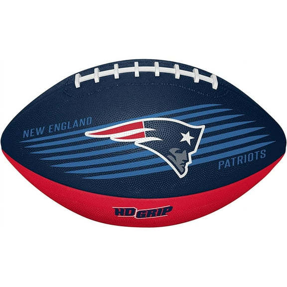 Rawlings NFL New England Patriots 07731076111NFL Downfield Football (All Team Options), Blue, Youth