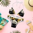 thumbnail image 6 of Panda Sunflower Women's Swimsuit Bikini Set, Detachable Sponge, Adjustable Strap, 2-Pack, Swim Suits, 6 of 6