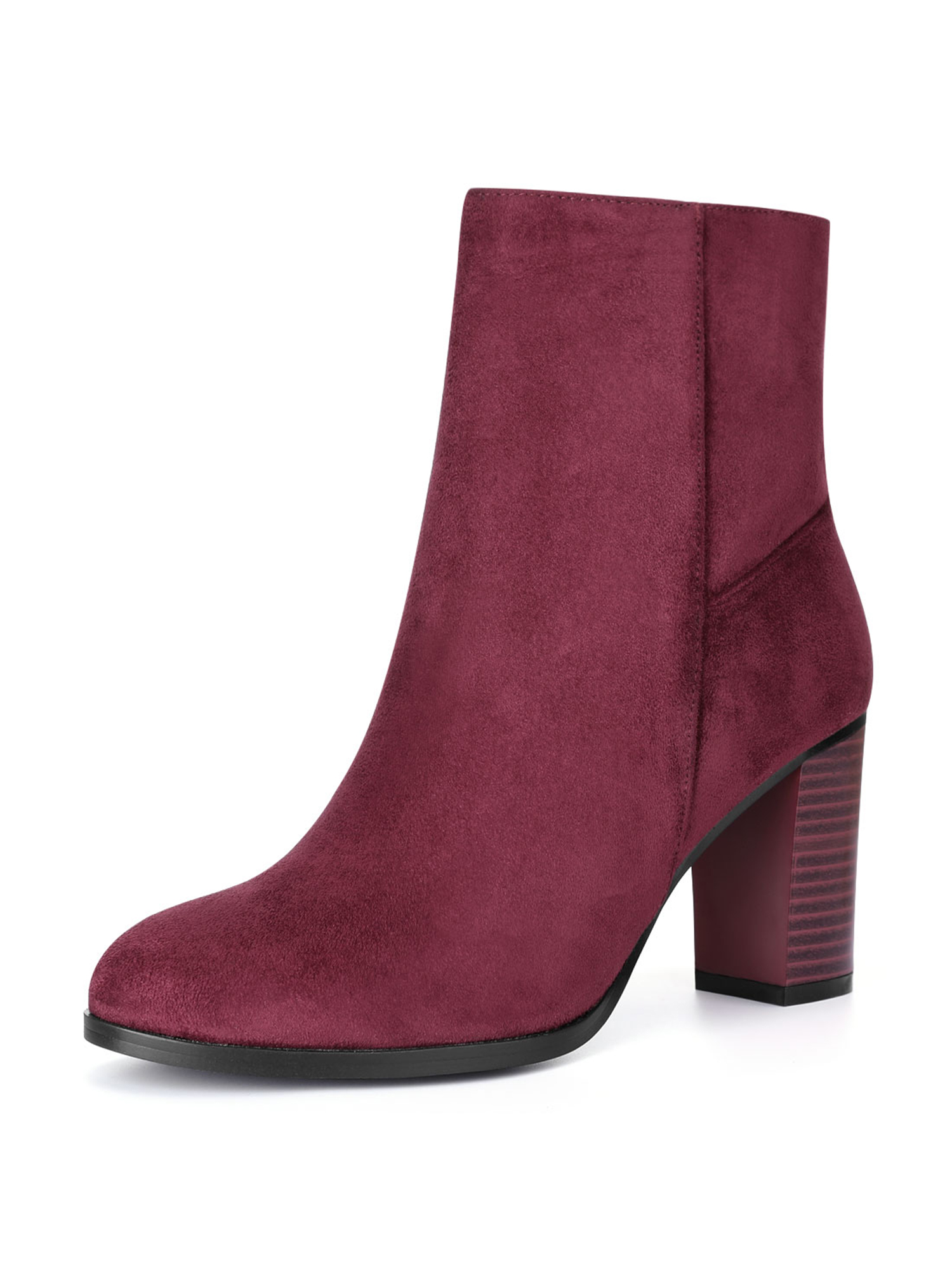 burgundy booties canada
