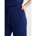 thumbnail image 5 of Joyspun Women's Knit Cropped Sleep Pants, Sizes S to 3X, 5 of 6