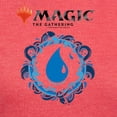 thumbnail image 3 of CafePress - Magic Blue Mana Symbol T Shirt - Womens Tri-blend T-Shirt, 3 of 4