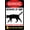 Warning Sign 3, variant on Beware of Cat Warning Sign - 8"x12" Aluminum Metal Sign, Cat Tag, Fence Gate Outdoor Decoration Security Sign