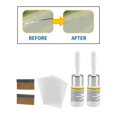 thumbnail image 1 of 2Pcs Automotive Glass Repair Fluid Windshield Resin Crack Tool Crack Repair Fluid DIY Car Fix White, 1 of 9