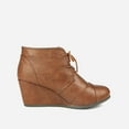 thumbnail image 3 of Dream Pairs Women's Casual Fashion Lace-Up Wedge Ankle Booties Low Heel Design, 3 of 7