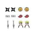 thumbnail image 5 of Naruto Shippuden Character And Icons 6 Pack Costume Jewelry Stud Earrings Set, 5 of 6