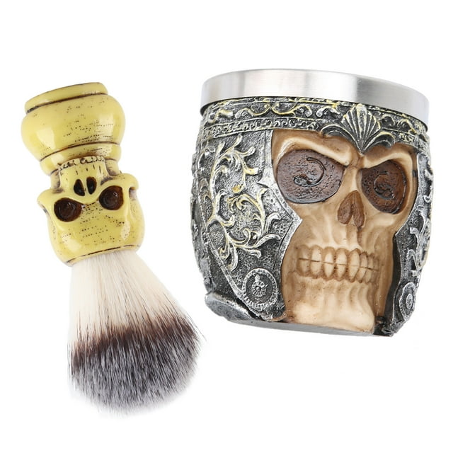 Brocha De Afeitar Para El Cabello, Juego De Afeitado Para Hombres, Cuenco De Afeitar De Acero Inoxidable, Juego De Afeitado Para Barba Para Hombres, Juego De Cuencos Para Barba