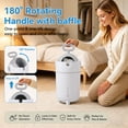 thumbnail image 6 of sexaoalx Diaper Pail, 12L Odor Control Trash Can with Locking Lid, Cartoon Design Waste Bin for Bathroom, Laundry, Living Room, 6 of 11