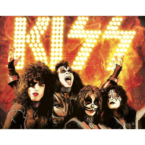 KISS - Group Metal Sign