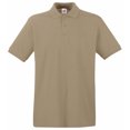 thumbnail image 1 of Fruit Of The Loom - Polo Premium de Manga Corta para Hombre (Caqui), 1 of 2