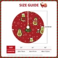 thumbnail image 4 of Kll Avocado Christmas Christmas Tree Skirt 36",Party Decorations Farmhouse For Christmas Decorations Holiday Party, 4 of 8