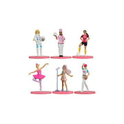 Angle View: Barbie Careers Cake Topper Set of 6 - Party Supplies, Children's Birthday Cake Decoration