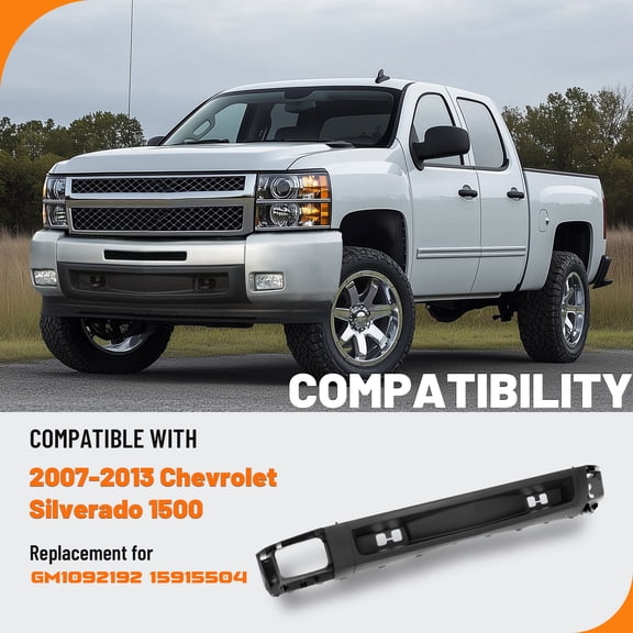For Chevy Silverado 1500 2007-2013 Front Bumper Lower Valance Air Deflector