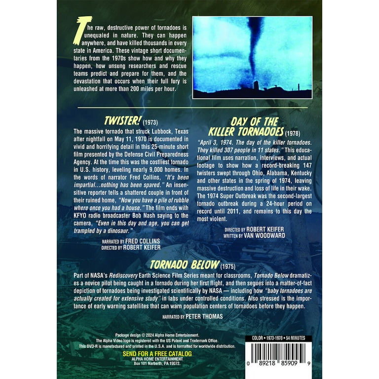 Alpha Video - Tornadoes! [DIGITAL VIDEO DISC] - Walmart.com