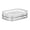 A, variant on Multi-layer Food Storage Box with Lid,Deli Meat Ham and Cheese Container for Fridge,Stackable Container Set for Meal Prep,Fridge Organization,Pantry Storage,With Cleaning Sponge (Two Layers)
