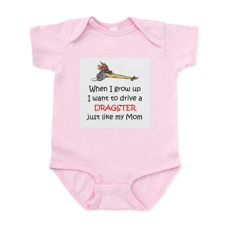 

CafePress - WIGU Dragster Mom Infant Bodysuit - Baby Light Bodysuit Size Newborn - 24 Months
