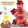 thumbnail image 4 of czcpp-- Shaker Bottles for Protein Mixes, 28 oz, Red, Protein Shaker Bottle with Wire Whisk Ball, Shaker Cup, Mixer Bottle, Protein Shake Bottles, Protein Bottle, Protein Shake Bottle, 4 of 4