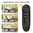 thumbnail image 5 of CHITOOMA Electric Adjustable Bed Frame Twin XL with Wireless Remote, Zero Gravity, Individually Tilting Head & Foot, 4 USB Ports, Under-Bed Nightlight, 3 Minutes Fast Assembly, 5 of 14