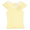 mary-kate and ashley brand - Girl's Satin Flower Top