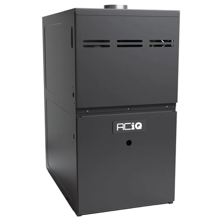 ACiQ 80% 80000 BTU Two Stage Gas Furnace - 17.5" Width Upflow/Horizontal | 1200 CFM, R32, Variable Speed, HVAC Gas Heater