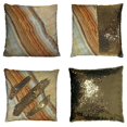 thumbnail image 1 of EREHome Marble stone Calcite Stone Pillow Case Home Decor Cushion Cover 16x16 Inch, 1 of 2