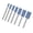 7pcs Blue Cylinder, variant on Abrasive Grinding Head Polishing Wheel Suitable For Metal Stone Polishing With 3mm Shank Rotary Tool Attachment