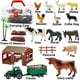 thumbnail image 1 of Mini Juguete Granero Juguetes de Granja Playset BOLZRA 66 Piezas de Plástico de Animales de Granja, 1 of 2