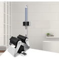 thumbnail image 3 of Organizador de escobas de pared resistente, soporte multiusos de acero inoxidable para cocina, garaje, oficina (agarre ajustable y ahorro de espacio), 3 of 5